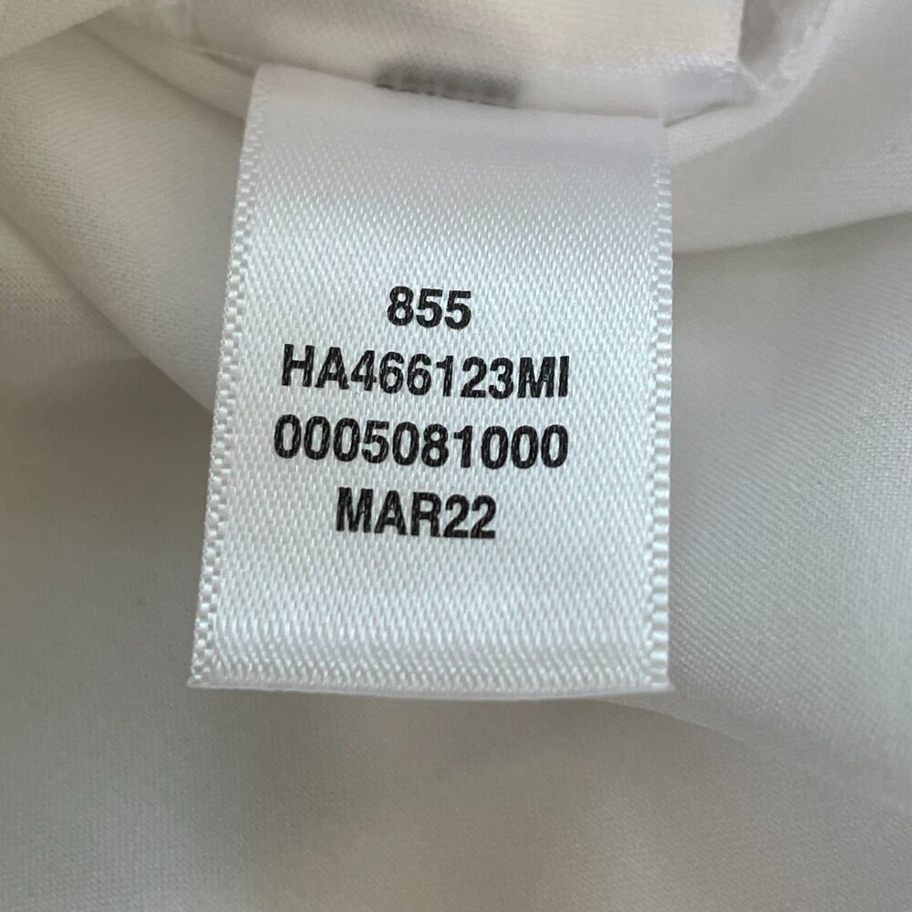 Halogen White Lace Shift Dress Long Sleeve Cotton Blend Size M - Picture 11 of 12